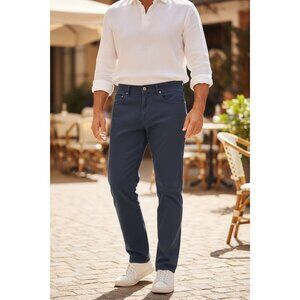 Cesare Attolini 5 Pocket Blue Jeans Size 31 New With Tags.